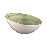 Bonna China Natura dia.8.75" h:3" 29 oz. Round Green Porcelain Bowl
